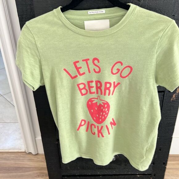 Mother The Lil Sinful Tee Berry Pickin Xs - Picture 5 of 8